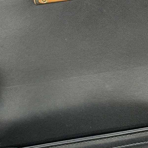 セリーヌ ショルダーバッグ ティーン トリオンフ シャイニーカーフレザー 188423 CELINE 黒