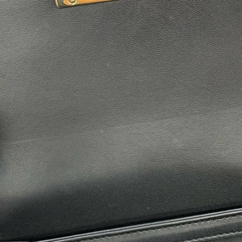 セリーヌ ショルダーバッグ ティーン トリオンフ シャイニーカーフレザー 188423 CELINE 黒