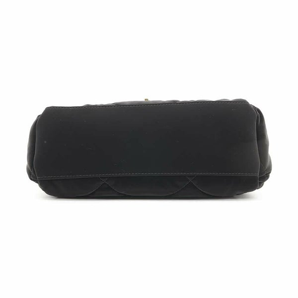 シャネル ショルダーバッグ ボウリングバッグ ココマーク ナイロン AS5054 CHANEL 黒