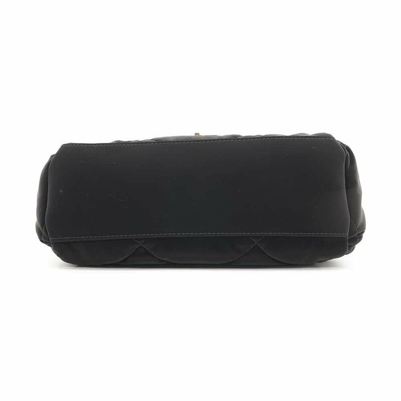 シャネル ショルダーバッグ ボウリングバッグ ココマーク ナイロン AS5054 CHANEL 黒