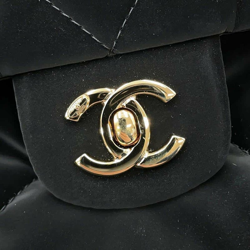 シャネル ショルダーバッグ ボウリングバッグ ココマーク ナイロン AS5054 CHANEL 黒