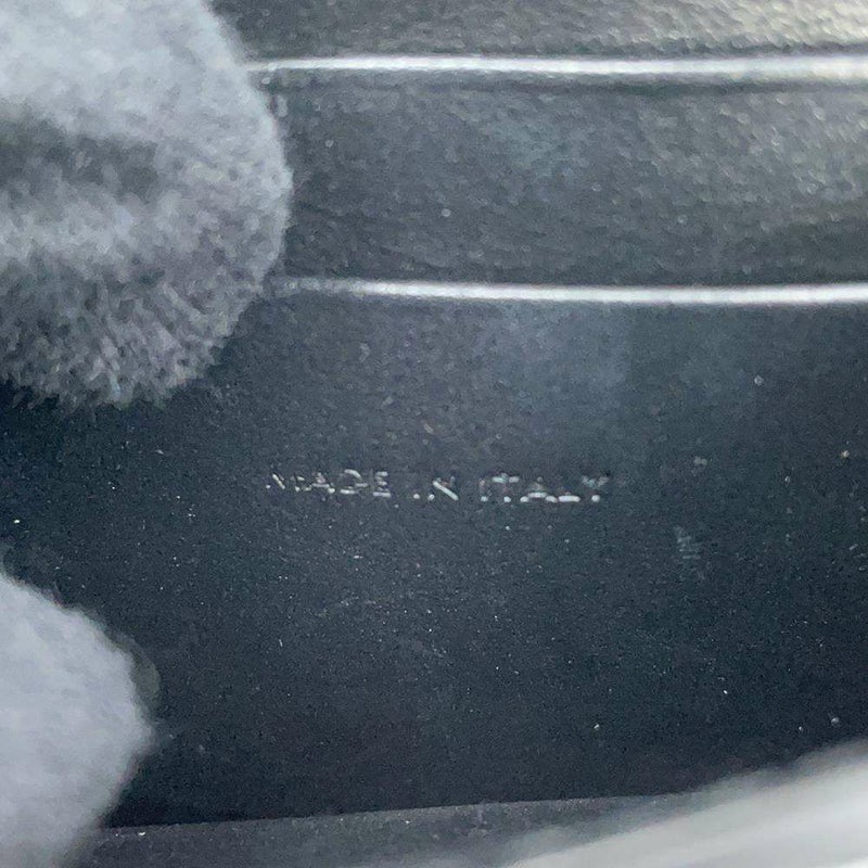 セリーヌ カードケース トリオンフ フラップ付きカードホルダー シャイニーカーフレザー 10I583 CELINE 名刺入れ 黒 財布