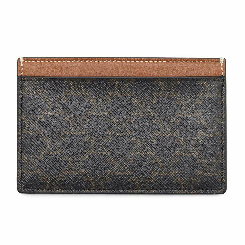 セリーヌ カードケース トリオンフ PVC 10B702 CELINE パスケース 財布 ブラウン