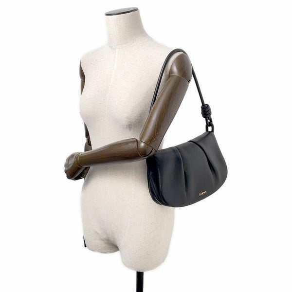 ロエベ ショルダーバッグ パセオ サッチェル A709Q89X01 LOEWE 2way 黒