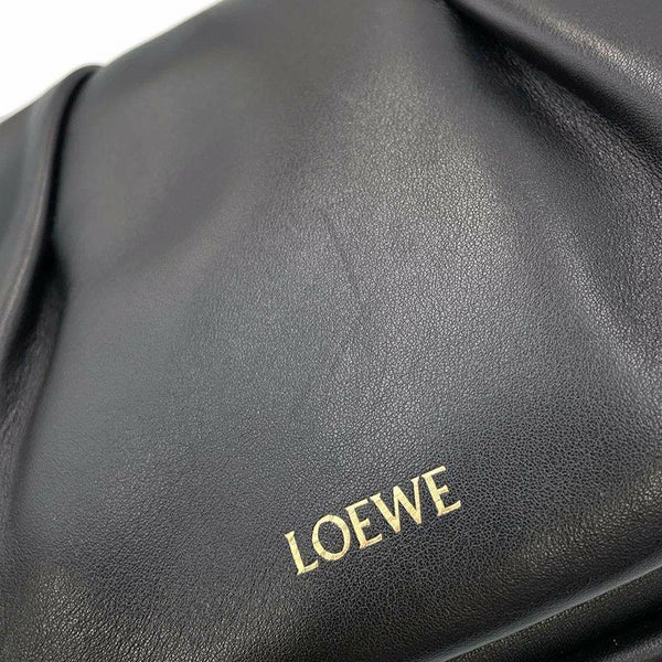 ロエベ ショルダーバッグ パセオ サッチェル A709Q89X01 LOEWE 2way 黒