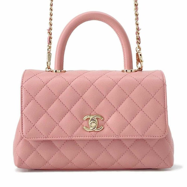 シャネル ハンドバッグ マトラッセ ココマーク ココハンドル キャビアスキン A92990 CHANEL 2way