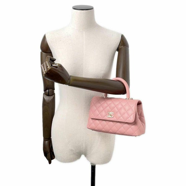 シャネル ハンドバッグ マトラッセ ココマーク ココハンドル キャビアスキン A92990 CHANEL 2way