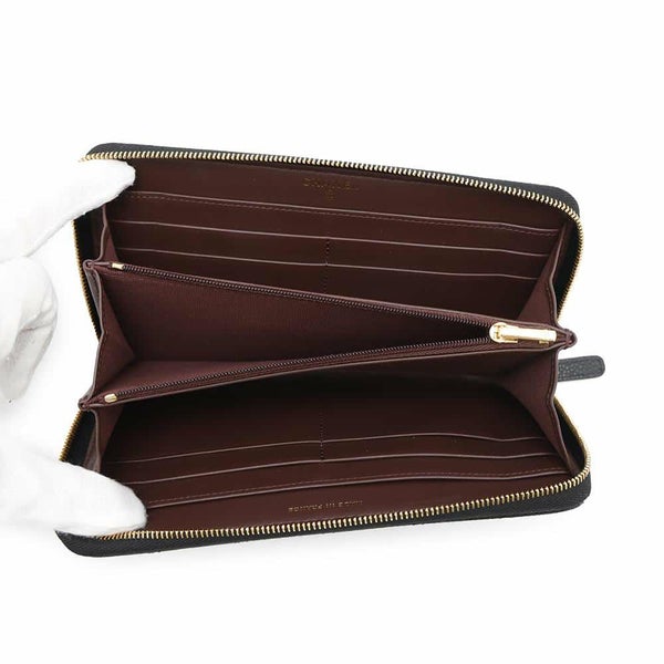 シャネル 長財布 クラシック ロング ジップ ウォレット ココマーク マトラッセ キャビアスキン AP0242 CHANEL 黒