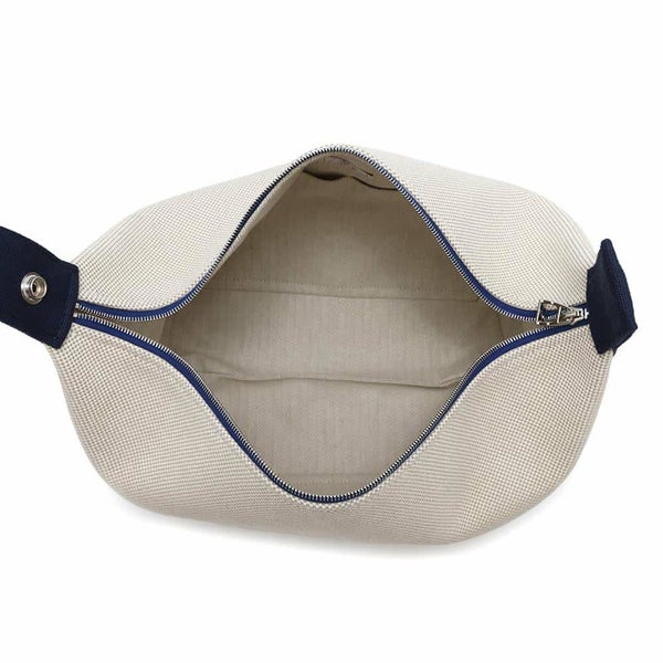 エルメス ポーチ ブリッド・ア・ブラックGM カブリオル グリスペール/シルバー金具 キャンバス HERMES