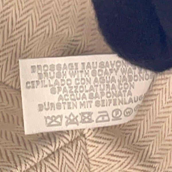 エルメス ポーチ ブリッド・ア・ブラックGM カブリオル グリスペール/シルバー金具 キャンバス HERMES