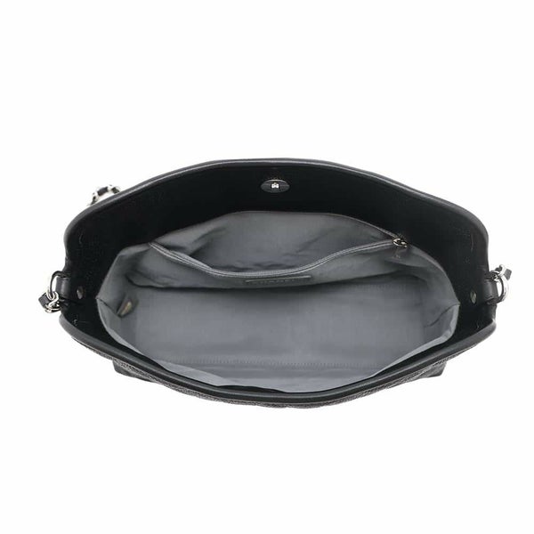 シャネル チェーンショルダーバッグ ココマーク マトラッセ ホーボーバッグ A66802 CHANEL 黒