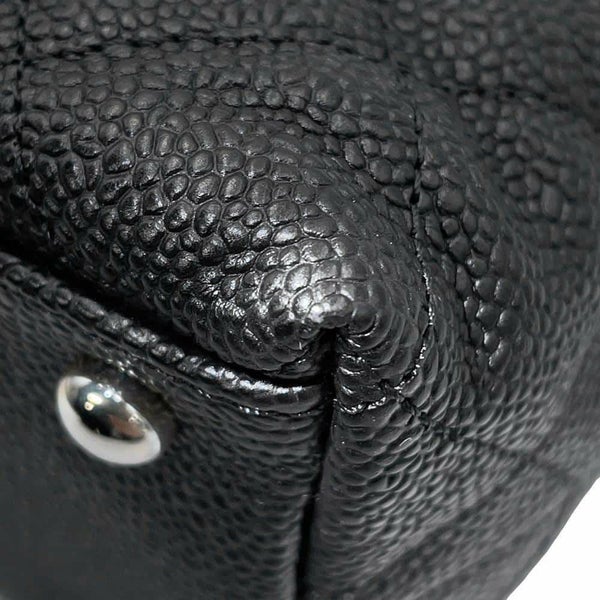 シャネル チェーンショルダーバッグ ココマーク マトラッセ ホーボーバッグ A66802 CHANEL 黒