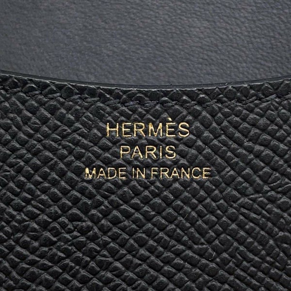 エルメス 財布 コンスタンス スリム ブラック/ゴールド金具 エプソン W刻印 HERMES 財布 黒