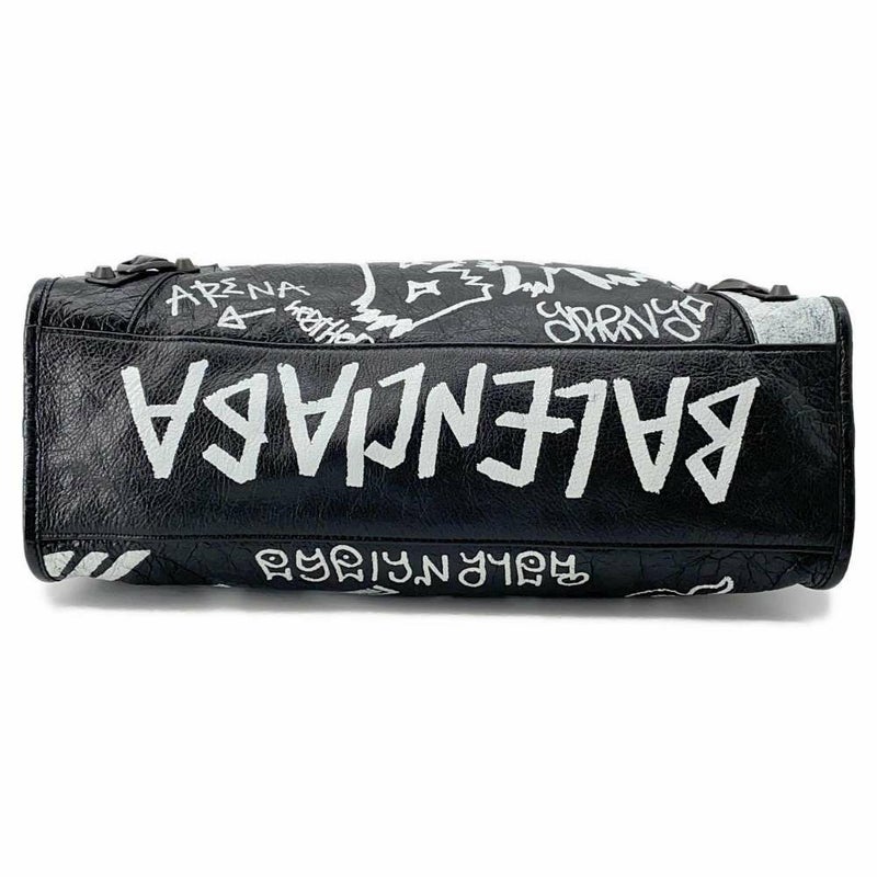 バレンシアガ ハンドバッグ クラシック・グラフィティ ザ・シティ  505550 BALENCIAGA 2wayショルダー 黒