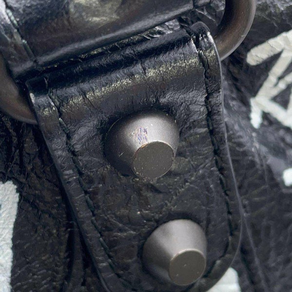 バレンシアガ ハンドバッグ クラシック・グラフィティ ザ・シティ  505550 BALENCIAGA 2wayショルダー 黒