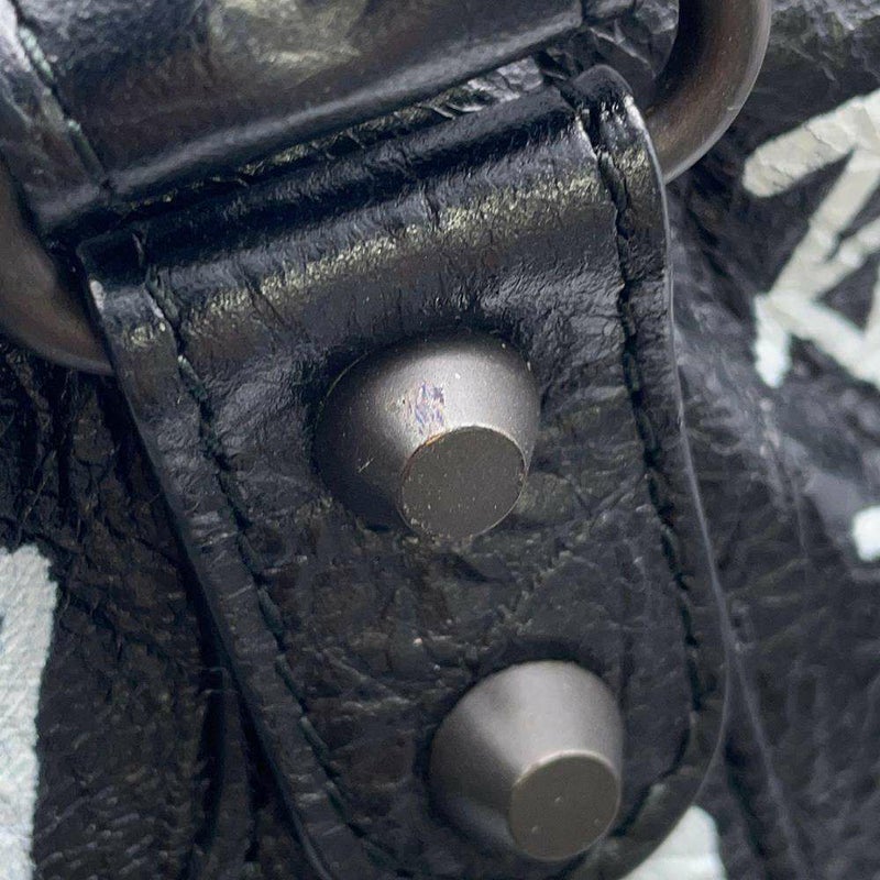 バレンシアガ ハンドバッグ クラシック・グラフィティ ザ・シティ  505550 BALENCIAGA 2wayショルダー 黒