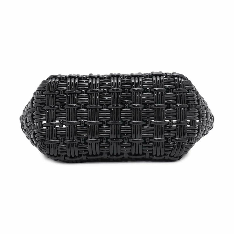 バレンシアガ ハンドバッグ ビストロ XS パテントレザー 671342 BALENCIAGA 2wayショルダーバッグ バスケットバッグ 黒