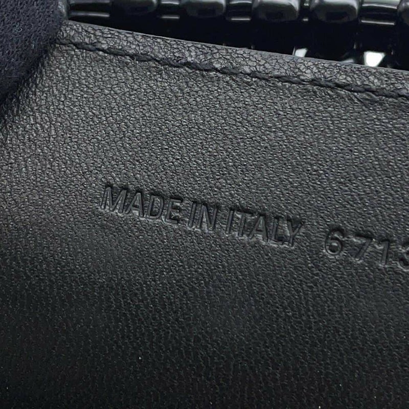 バレンシアガ ハンドバッグ ビストロ XS パテントレザー 671342 BALENCIAGA 2wayショルダーバッグ バスケットバッグ 黒