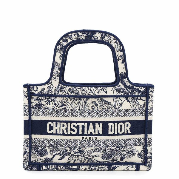 クリスチャン・ディオール トートバッグ ブックトート ミニ トワル ドゥ ジュイ キャンバス Christian Dior バッグ セール品