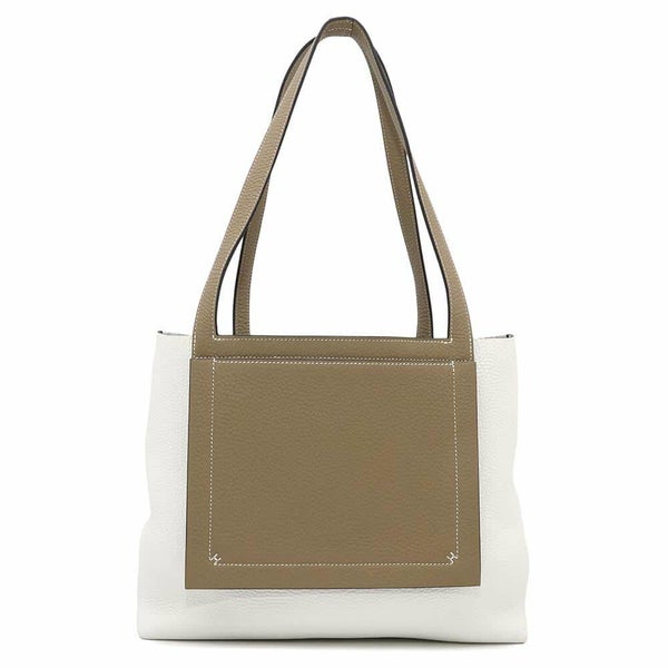 エルメス トートバッグ カバセリエ31 ニューホワイト/エトゥープ トリヨンクレマンス W刻印