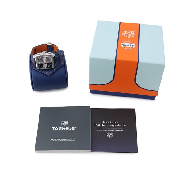 タグホイヤー モナコ クロノグラフ ガルフ スペシャルエディション CBL2115.FC6494 TAG Heuer 腕時計 ウォッチ ブルー文字盤
