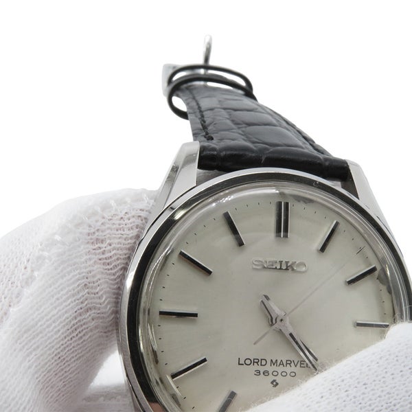 セイコー ロードマーベル 36000 5740-8000 SEIKO 腕時計 シルバー文字盤