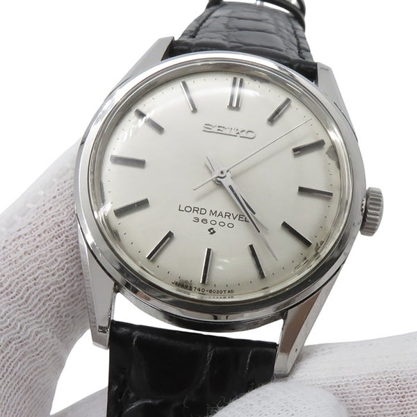 セイコー ロードマーベル 36000 5740-8000 SEIKO 腕時計 シルバー文字盤