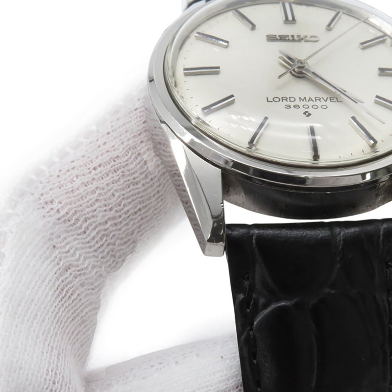 セイコー ロードマーベル 36000 5740-8000 SEIKO 腕時計 シルバー文字盤