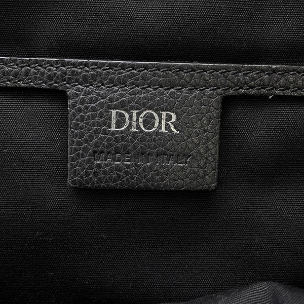 クリスチャン・ディオール ボディバッグ ミニ オブリーク スリングバッグ キャンバス Christian Dior メンズ 黒