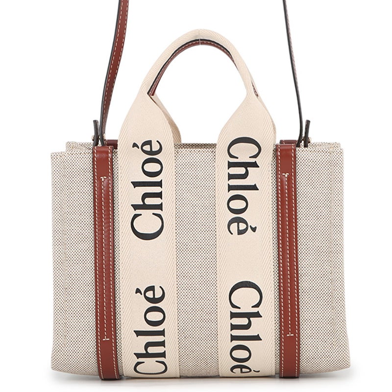 クロエ ハンドバッグ ウッディ トート スモール キャンバス CHC22AS397I2690U Chloe 2wayショルダー