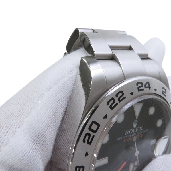 ロレックス エクスプローラー2 ランダムシリアル ルーレット 216570 ROLEX 腕時計 ウォッチ 黒文字盤