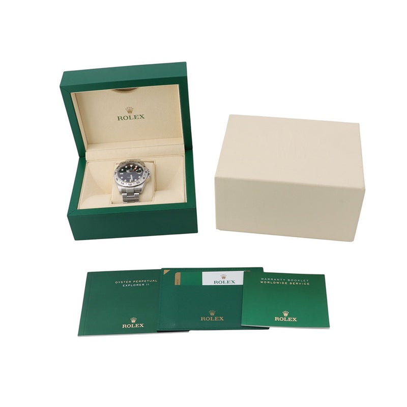 ロレックス エクスプローラー2 ランダムシリアル ルーレット 216570 ROLEX 腕時計 ウォッチ 黒文字盤