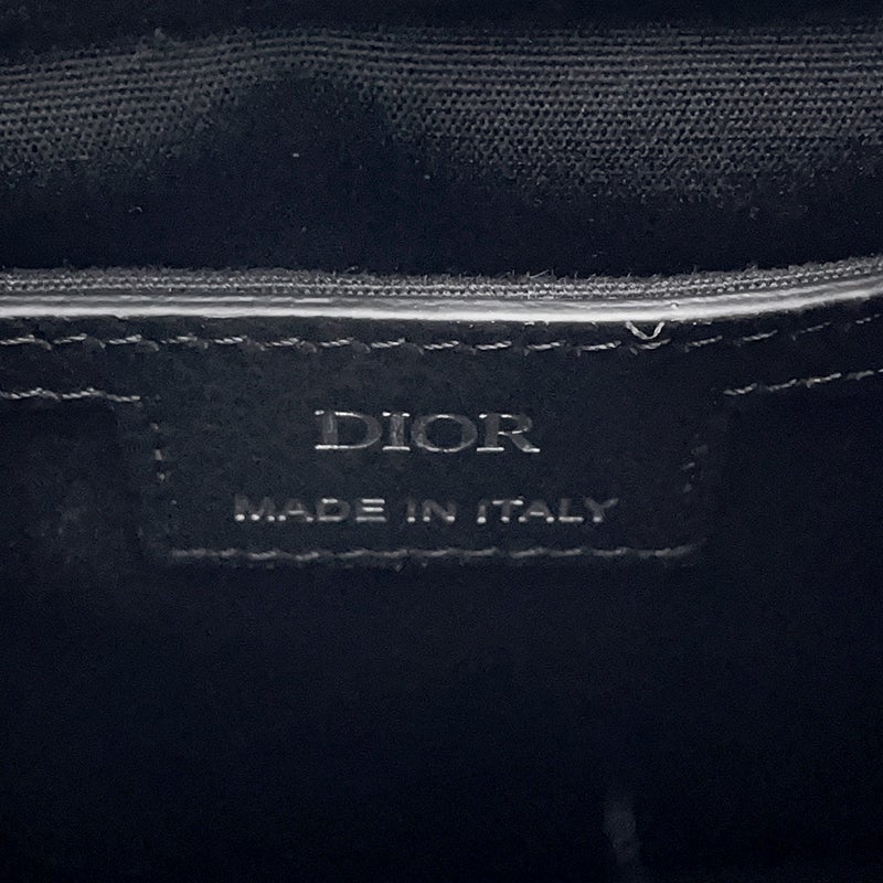 クリスチャン・ディオール ショルダーバッグ オブリーク バケット キャンバス 2LECA594 Christian Dior バッグ 黒