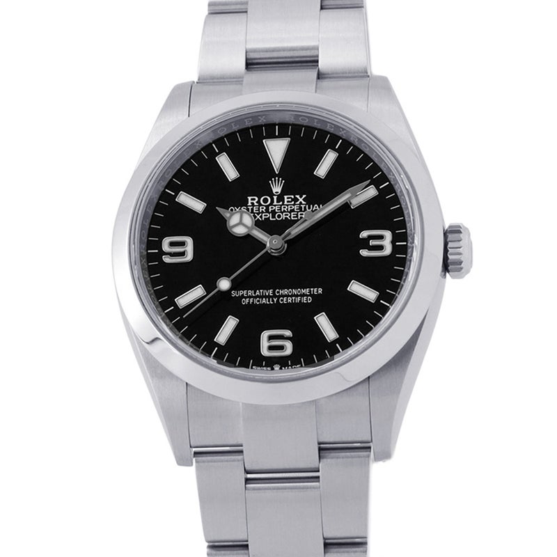 ロレックス エクスプローラー ランダムシリアル ルーレット 124270 ROLEX 腕時計 ウォッチ 黒文字盤
