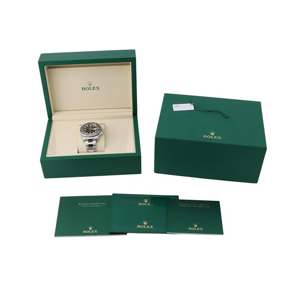 ロレックス GMTマスター2 ランダムシリアル ルーレット 126710GRNR ROLEX 腕時計 黒文字盤