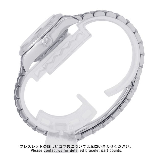 ロレックス レディ デイトジャスト SS/K18WG 279174 ROLEX 腕時計 ダーググレー文字盤 10Pダイヤ