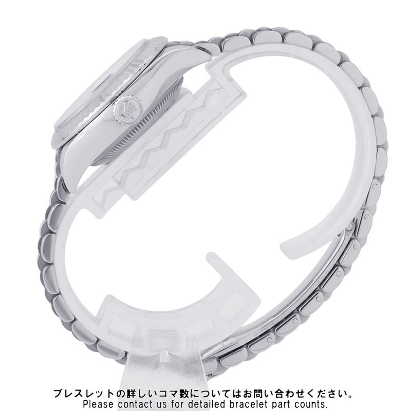 ロレックス レディ デイトジャスト SS/K18WG 279174 ROLEX 腕時計 ダーググレー文字盤 10Pダイヤ