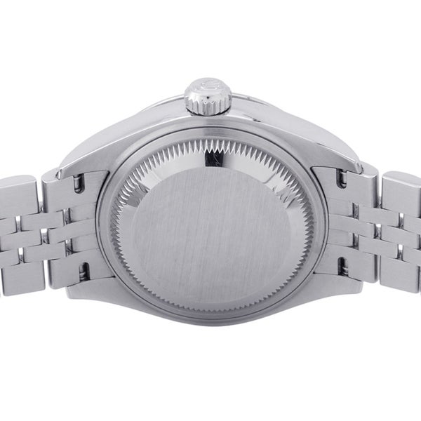 ロレックス レディ デイトジャスト SS/K18WG 279174 ROLEX 腕時計 ダーググレー文字盤 10Pダイヤ