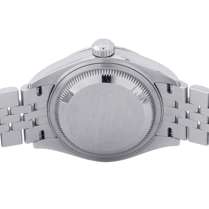 ロレックス レディ デイトジャスト SS/K18WG 279174 ROLEX 腕時計 ダーググレー文字盤 10Pダイヤ