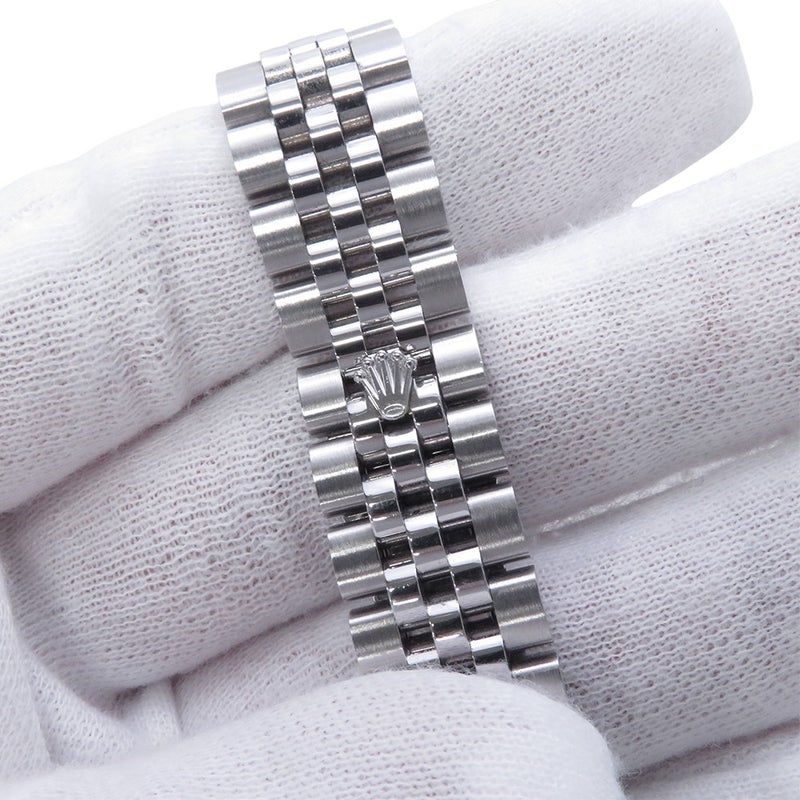 ロレックス レディ デイトジャスト SS/K18WG 279174 ROLEX 腕時計 ダーググレー文字盤 10Pダイヤ