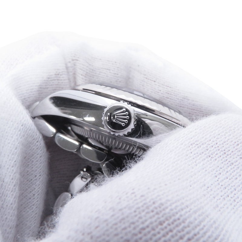 ロレックス レディ デイトジャスト SS/K18WG 279174 ROLEX 腕時計 ダーググレー文字盤 10Pダイヤ