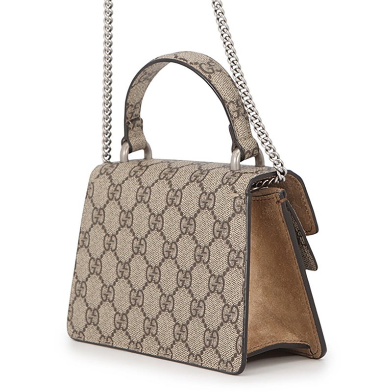 グッチ ハンドバッグ GGスプリーム/スエード デュオニソス 752029 GUCCI バッグ 2wayショルダーバッグ