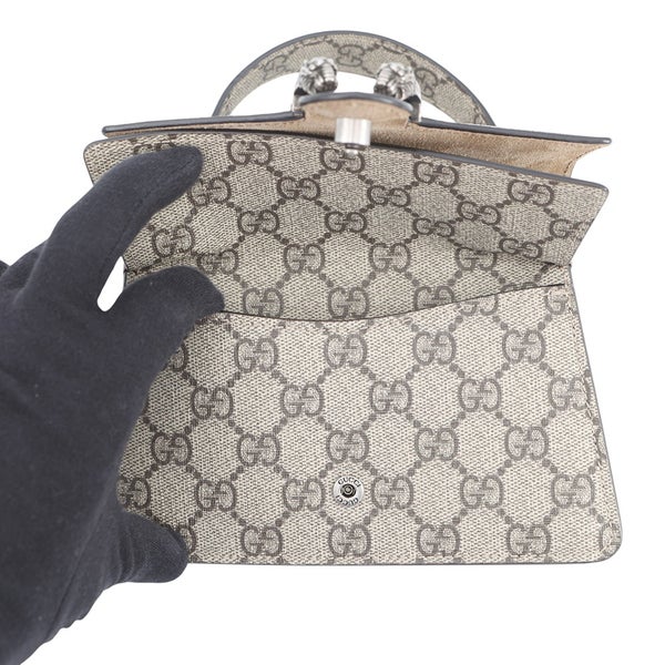 グッチ ハンドバッグ GGスプリーム/スエード デュオニソス 752029 GUCCI バッグ 2wayショルダーバッグ