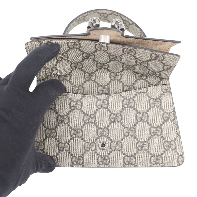 グッチ ハンドバッグ GGスプリーム/スエード デュオニソス 752029 GUCCI バッグ 2wayショルダーバッグ