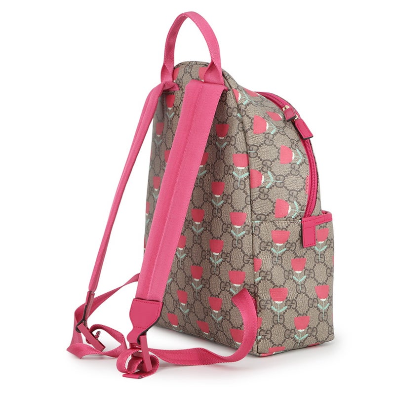 グッチ バックパック GGスプリーム フラワープリント チルドレンズ 782708 GUCCI リュック キッズ キム・スンヨン