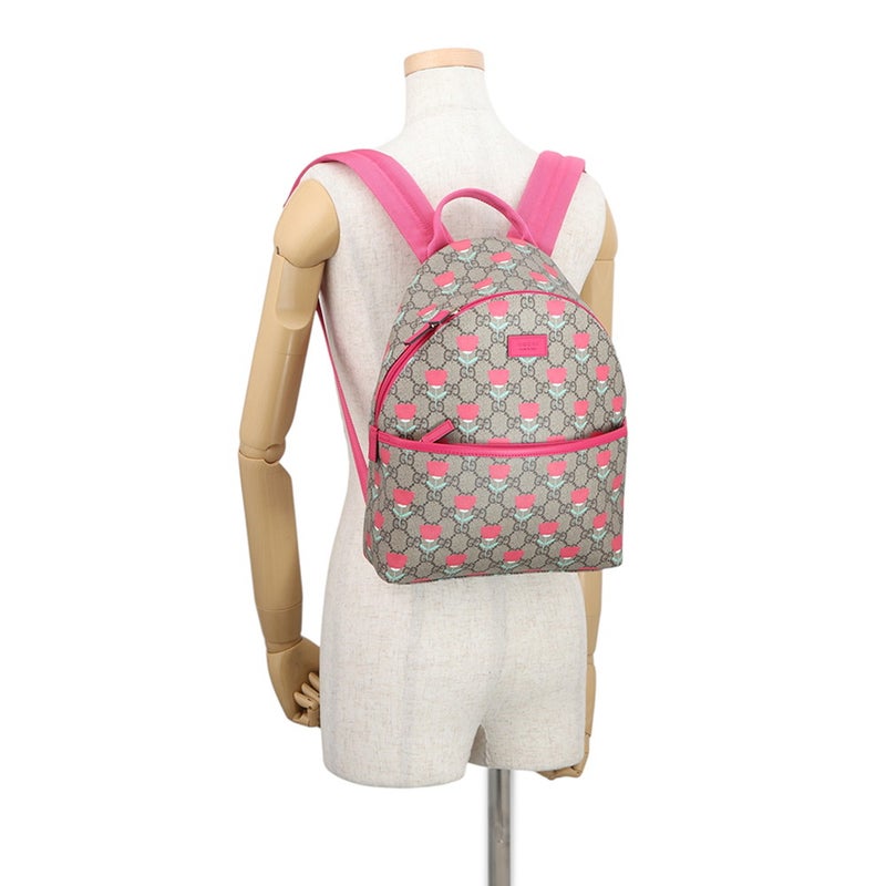 グッチ バックパック GGスプリーム フラワープリント チルドレンズ 782708 GUCCI リュック キッズ キム・スンヨン