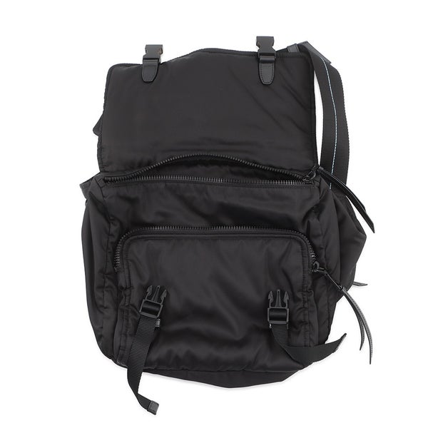 プラダ ショルダーバッグ ロゴ テスートナイロン 1BD157 PRADA メッセンジャーバッグ 黒