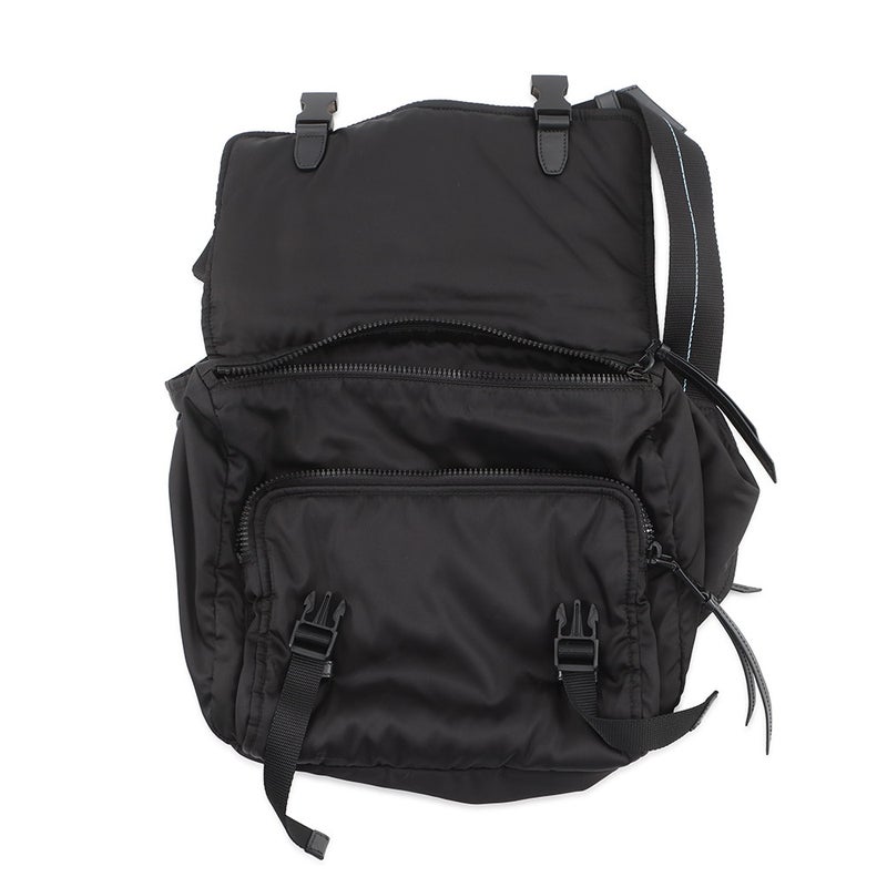 プラダ ショルダーバッグ ロゴ テスートナイロン 1BD157 PRADA メッセンジャーバッグ 黒