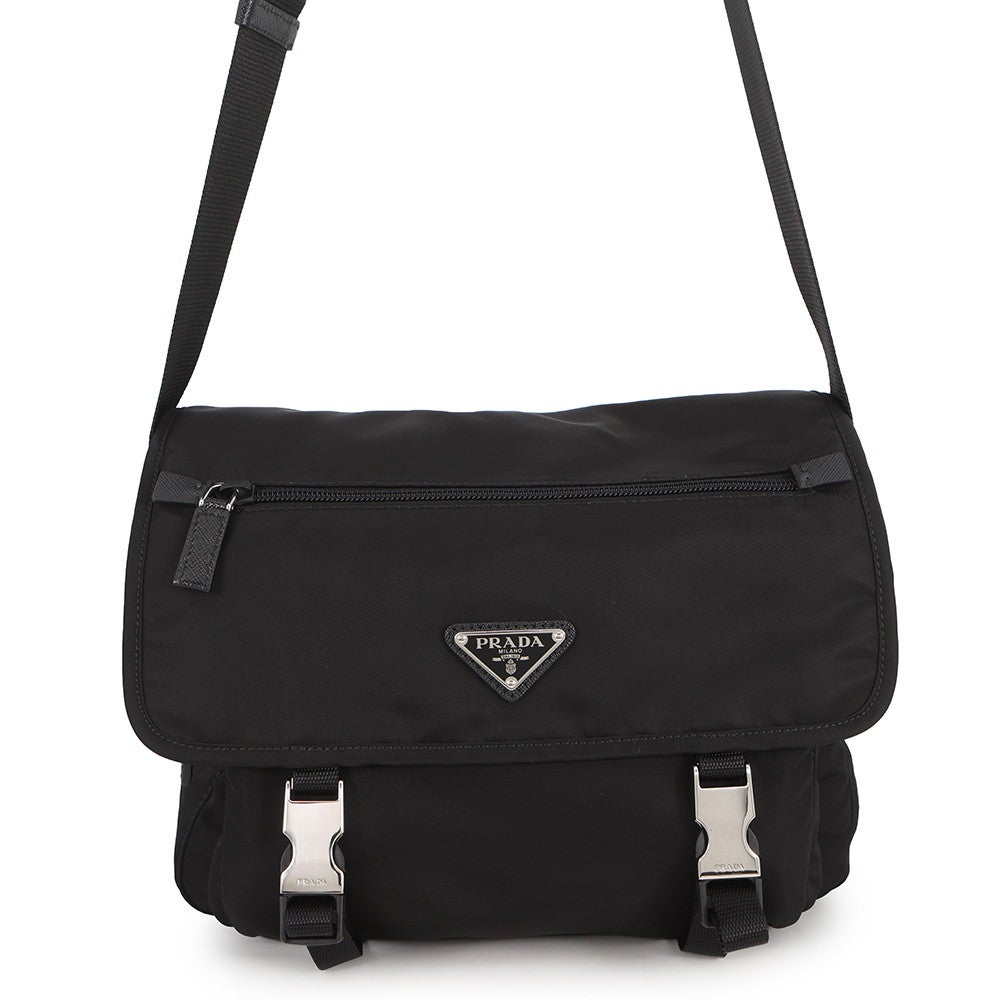プラダ ショルダーバッグ トライアングルロゴ ナイロン PRADA バッグ