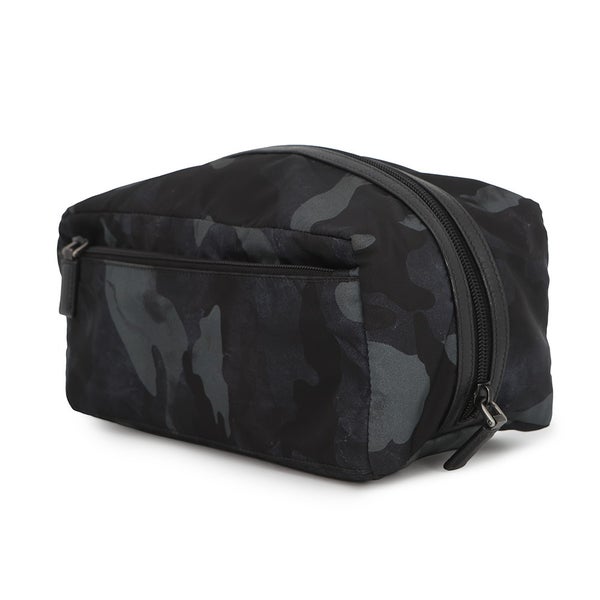 プラダ ポーチ トライアングルロゴ カモフラージュ 2NA029 PRADA バッグ メンズ 黒
